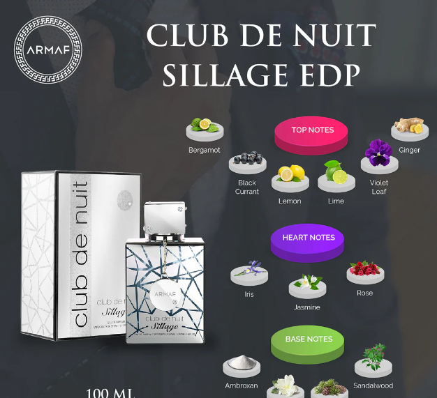 Club de Nuit Sillage EDP 105 ml.